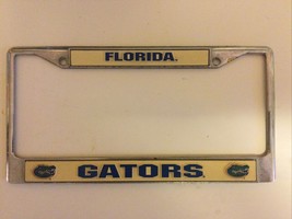 Vintage Metal License Plate Frame Florida Gators 1994 Uf University Of Florida - $29.68