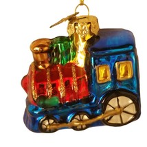 Christmas Ornament Hand Blown Glass Train Thomas Pacconi Classics 2003 Holiday - £15.91 GBP