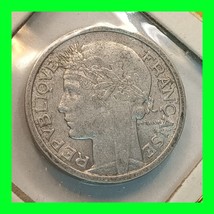 2 Francs 1948 France Morlon French Coin Vintage World Coin - £11.65 GBP