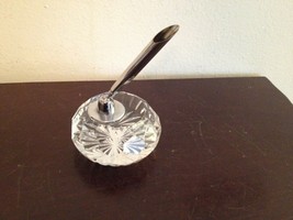 Vintage Waterford Irish Cut Crystal Pen Holder / Paperweight No Pen Read The Ad - $32.00