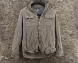 The North Face Long Sleeve Button Up Gray Flannel Shirt Men’s Size Small - $8.99
