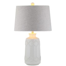 Alice 26&quot; Ceramic Led Table Lamp Contemporary Transitional Bedside Desk ... - $126.99