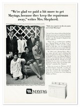 Maytag Washer and Dryer Mrs. Shepherd San Dimas CA Vintage 1972 Magazine Ad - $9.70