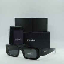 PRADA PR06YS 09Q5S0 Black/White/Dark Grey 53-21-145 Sunglasses New Authentic - $220.49