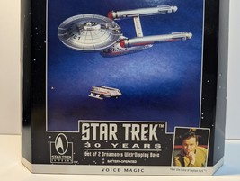 Hallmark Keepsake Ornament Star Trek 30 Years Set of 2 Voice Magic Chris... - $39.60