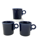 Fiesta Ware Cobalt Blue O Ring Handle Coffee Mug HLC USA Homer Laughlin ... - £19.97 GBP
