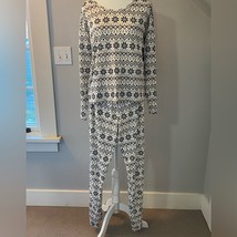 Tommy John second skin pj set in coconut milk/vintage holiday sweater si... - £44.30 GBP