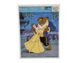 VINTAGE DISNEY GOLDEN FRAME TRAY PUZZLE BEAUTY AND THE BEAST DANCING 12 ... - $7.60