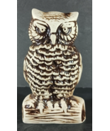 Porcelain Owl Figurine 6 Inches Made In Brazil No Chips Or Cracks - €10,71 EUR