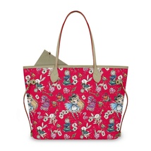 Princess in Red Wonderland Leather Tote Handbag with Removable Coin Purse - £31.28 GBP