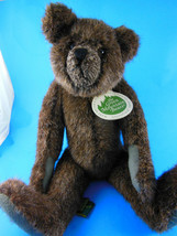 Mary Meyer Teddy Bear Green Mountain Mansfielld jointed handmade Carol C... - £16.54 GBP