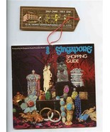 Singapore Shopping Guide with Attached Bookmark &amp; Map 1970&#39;s Runme Shaw - £21.90 GBP