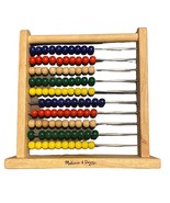 Melissa &amp; Doug Abacus - Classic Wooden Educational Counting Toy With 100... - £15.56 GBP