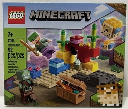 LEGO Minecraft The Coral Reef 21164 92pcs 7+ - £18.38 GBP