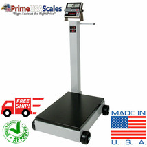 Portable Floor Scale 500 lb with Wheels Legal for Trade NTEP Approved USA Made - £1,103.30 GBP