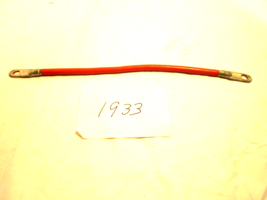 1933 Rotary - Red 6 Gauge 12&quot; Battery Cable New Old Stock - $10.99