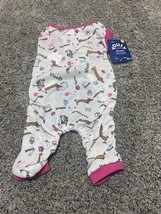 Youly The Artist Small Dog Pajamas 13-15” Pink Arf Imitating Life - £6.73 GBP