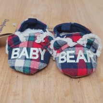Dear Foams Slippers Baby Size 1/2 Baby Bear Plaid - £9.34 GBP