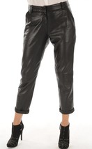 Women&#39;s Leather Pants Genuine Lambskin Leather Party Skinny Legging Trou... - $160.80 CAD