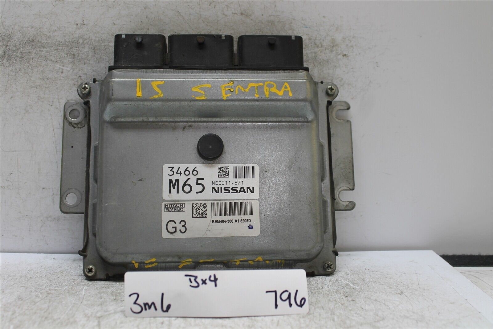 Primary image for 2013-2015 Nissan Sentra Engine Control Unit ECU BEM404300A1 Module 796 3M6-B4