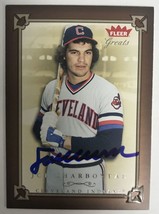 Joe Charboneau Signed Autographed 2004 Fleer Greats Baseball Card - Clev... - £11.99 GBP