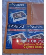 New 4 POLAROID 600 Instant Film 2- Platinum Sealed Expired - £44.36 GBP