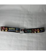 Pokemon Belt Buckle Down  2014 Made In USA Adjustable - $353.56 MXN