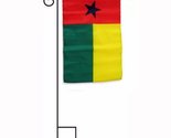 12x18 12&#39;&#39;x18&#39;&#39; Guinea Bissau Sleeved w/ Garden Stand Flag BEST Garden O... - $18.88