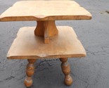 LOCAL PICKUP BEAUTIFUL Vintage Small Table NEEDS A LITTLE TLC stand 2 TI... - $44.01