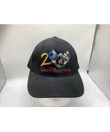 Vintage Walt Disney World 2000 Black Adjustable Hat VTG Mickey Donald Du... - $16.95 CAD
