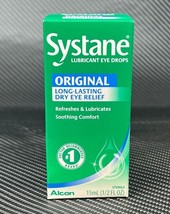 Systane Original Long Lasting Dry Eye Relief Lubricant Eye Drops 15 M L Bottle - £7.10 GBP