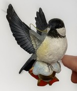 DANBURY MINT Songbird Christmas Ornament CHICADEE Realistic Details - $18.80