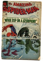 Amazing SPIDER-MAN #29-1965 Steve Ditko ART-SCORPION-SILVER Age vg- - £182.26 GBP