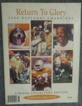 Return to Glory 1998 National Champions Ltd Collectors Edition Lindy Sports - £3.49 GBP