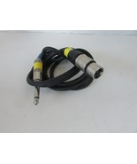 Pro Co DynaMike Microphone Audio Cable No. 2245 Male Made in USA 3.5&#39;    S4 - $6.88