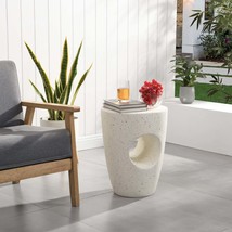 Modern Minimalist Side Table: 14.5&quot; Magnesia Oxide - $1,789.25 MXN