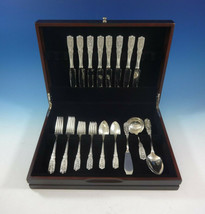 Milburn Rose by Westmorland Sterling Silver Flatware Set For 8 Service 36 Pieces - £1,275.86 GBP