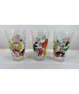 Disney Celebrate With Magic Drinking Glass Mickey Goofy Donald Duck Minnie - £15.65 GBP