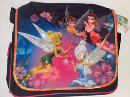 Disney Tinker Bell Fairy 15" Messenger Tote Shoulder Diaper Book Bag Purse-6762 - $22.43