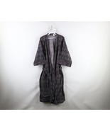 Vtg 90s Streetwear Mens OSFA Rainbow Paisley Chamois Cloth Belted Bath R... - $1,106.28 MXN
