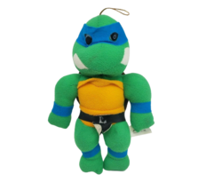 8&quot; Vintage 1989 Ace Novelty Teenage Mutant Ninja Turtles Leonardo Stuffed Animal - £29.61 GBP