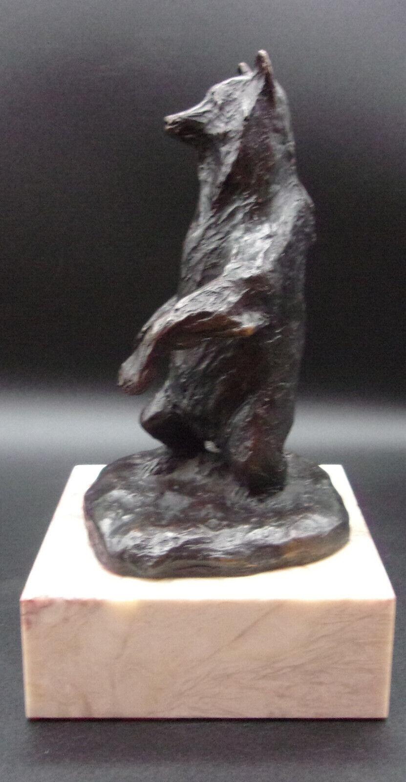 Harold Von Schmidt SIGNED Leather Slipcase Book & Bronze Bear SCULPTURE West Art Item image 3