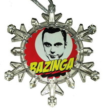 The Big Bang Theory Sheldon Cooper Snowflake Holiday Christmas Tree Ornament - £12.83 GBP