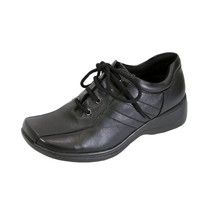  24 HOUR COMFORT Camila Wide Width Durable Cushioned Leather Lace Up Shoes  - $49.95