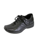  24 HOUR COMFORT Camila Wide Width Durable Cushioned Leather Lace Up Shoes  - £39.30 GBP