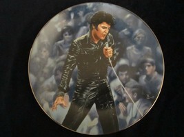 &quot;68 Comeback Special Collector Plate Elvis Presley In Performance Bruce Emmett - £27.67 GBP