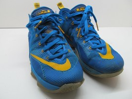 Nike Lebron Entourage Blue Gold  Basketball Sneakers Mens Size US 9 - $39.00