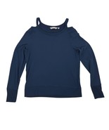 Athleta Cutout Neck Sweatshirt Constellation Blue Size XS - $461.33 MXN