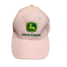 John Deere Pink Cotton Baseball Cap Hat One Size Nothing Runs Like a Deere - £9.62 GBP