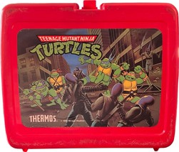 Vintage 1989 Teenage Mutant Ninja Turtles Lunchbox Mirage Studios, no Th... - £7.85 GBP